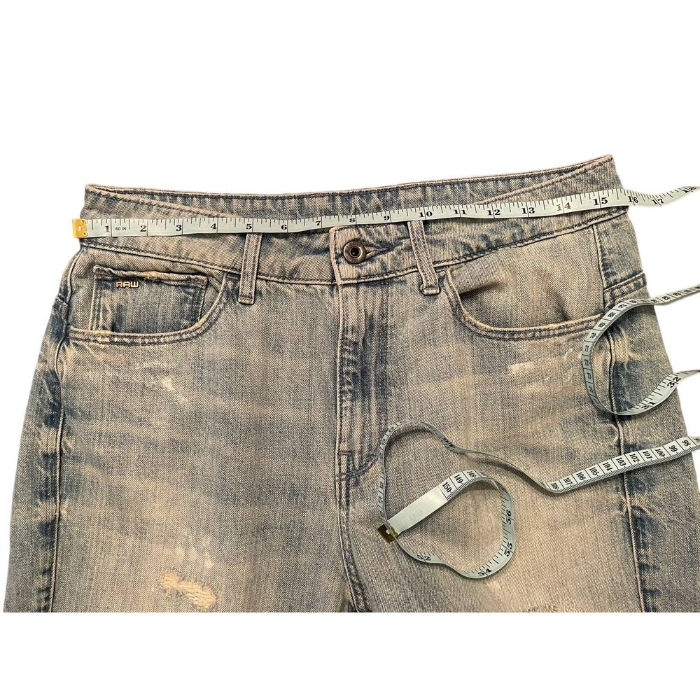 G-Star Raw Motac Deconstructed 3D High Rise Skinny Jean Light Wash Distressed 30 - Picture 14 of 16